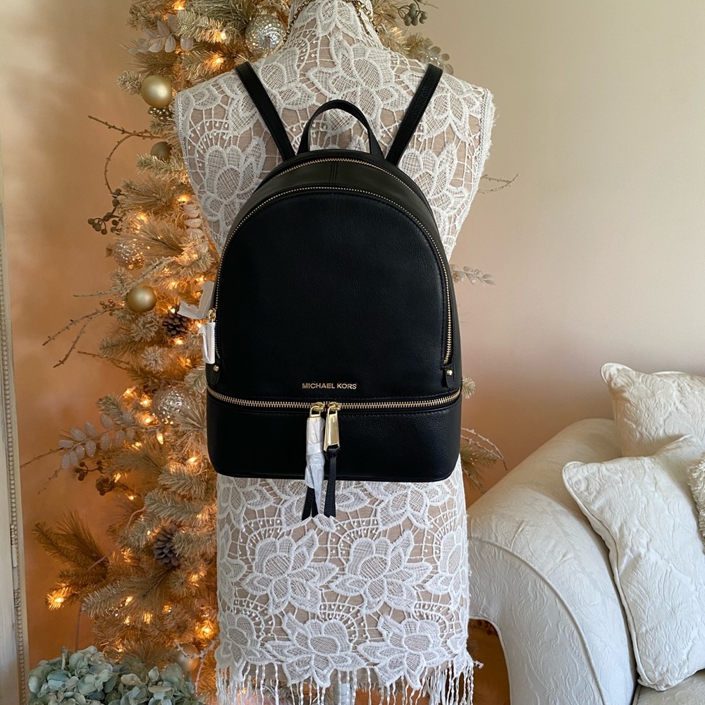New! Michael Kors Rhea backpack purse - Picture 9 of 16